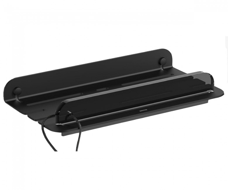 Полиця для ванної Sonia Quick із скребком алюміній чорний матовий 185306