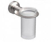 Стакан для зубных щеток Sonia Tecno Project подвесной латунь/стекло матовый никель 119547