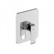 Змішувач для душу Ravak Flat вбудований одноважільний глянсовий хром X070124