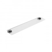 Полиця для ванної Ravak 10° 60 см латунь/скло чорний матовий X07P567