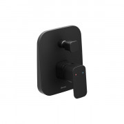 Смеситель для душа Ravak 10° Free black встраиваемый однорычажный черный матовый X070156