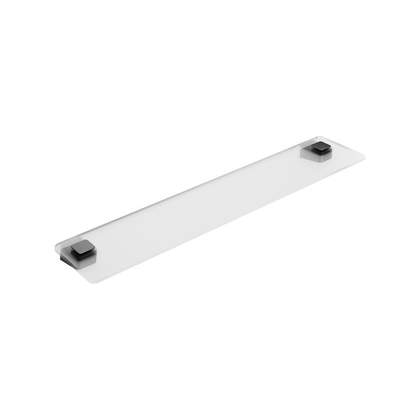 Полочка для ванной Ravak 10° 60 см латунь/стекло черный матовый X07P567