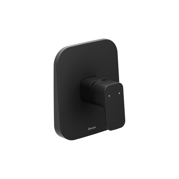 Смеситель для душа Ravak 10° Free black встраиваемый однорычажный черный матовый X070157