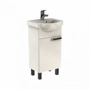 Тумба Koło Freja 40,5х28,6х67,1 см с раковиной 40х45 см белый глянец L79003000