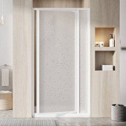 Душевые двери Ravak Supernova SDOP 80х195 см профиль белый/пластик Pearl 03V401O211