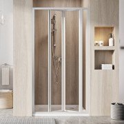 Душові двері Ravak Supernova SDZ3 100х195 см профіль білий/прозоре скло 02VA01O2Z1