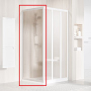 Душевая боковая стенка Ravak Supernova APSS 75х198 см профиль белый/стекло Grape 940301R2ZG