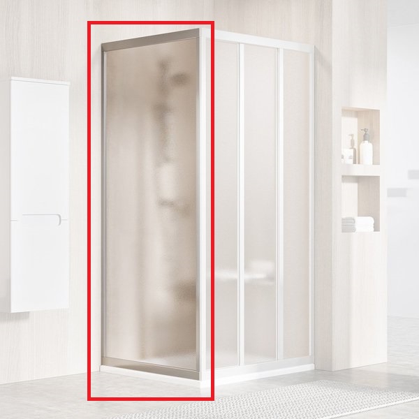 Душевая боковая стенка Ravak Supernova APSS 75х198 см профиль сатин/стекло Grape 94030UR2ZG