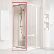 Душевая боковая стенка Ravak Supernova APSS 80х198 см профиль сатин/прозрачное стекло 94040UR2Z1