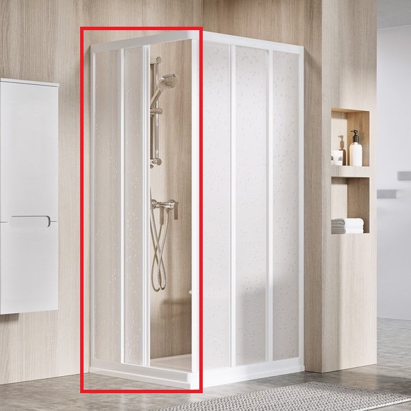 Душевые двери Ravak Supernova ASRV3 75х198 см профиль белый/пластик Pearl 15V301R211