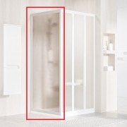 Душевая боковая стенка Ravak Supernova APSS 75х198 см профиль белый/стекло Grape 940301R2ZG