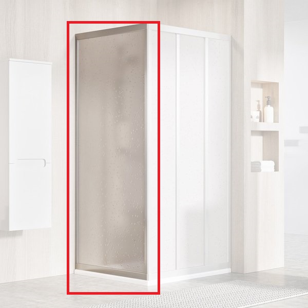 Душова бічна стінка Ravak Supernova APSS 90х198 см профіль сатин/пластик Pearl 94070UR211