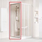 Душевая боковая стенка Ravak Supernova APSS 80х198 см профиль сатин/прозрачное стекло 94040UR2Z1