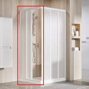 Душевые двери Ravak Supernova ASRV3 75х198 см профиль белый/пластик Pearl 15V301R211