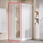 Душевые двери Ravak Supernova ASRV3 80х198 см профиль белый/пластик Pearl 15V401R211