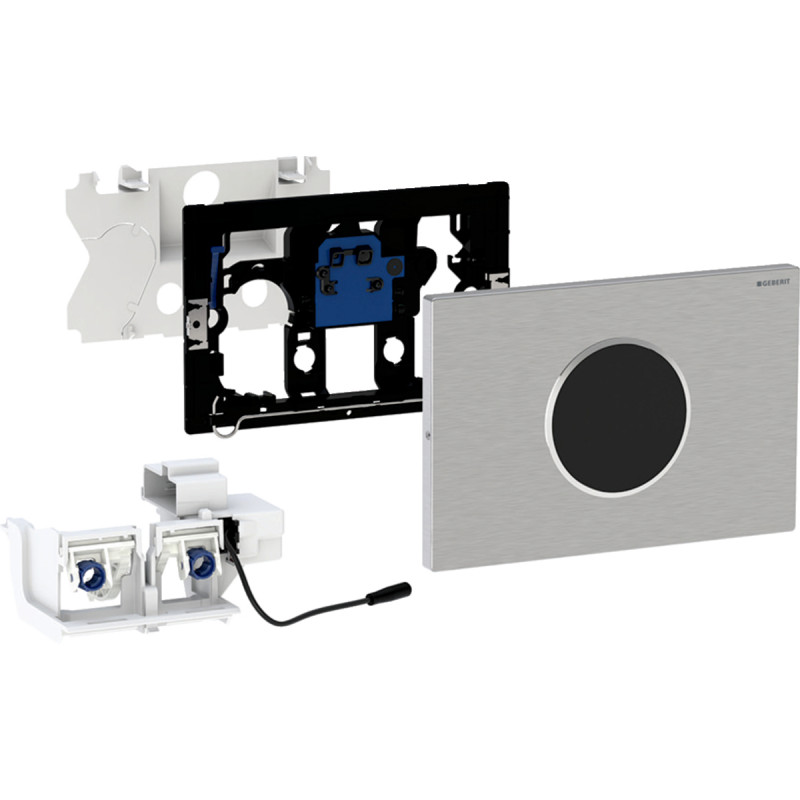 Кнопка змиву Geberit Sigma 10 подвійний змив нержавіюча сталь матова 115.906.SN.6