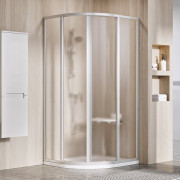 Душевой уголок Ravak Supernova SKCP4 90х90 см профиль сатин/стекло Grape 3117OU02ZG
