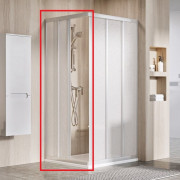 Душевые двери Ravak Supernova ASRV3 90х198 см профиль сатин/пластик Pearl 15V70UR211