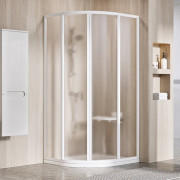 Душевой уголок Ravak Supernova SKCP4 80х80 см профиль белый/стекло Grape 3114O102ZG