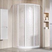 Душевой уголок Ravak Supernova SKCP4 80х80 см профиль белый/пластик Pearl 3114O10211
