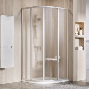 Душевой уголок Ravak Supernova SKCP4 90х90 см профиль сатин/стекло Grape 3117OU02ZG