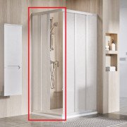 Душові двері Ravak Supernova ASRV3 80х198 см профіль сатин/пластик Pearl 15V40UR211