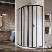 Душевой уголок Ravak Supernova SKKP6 80х80 см профиль черный/прозрачное стекло 3204O302Z1