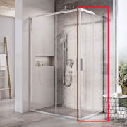 Душові двері Ravak Blix Slim BLSRV2K 90х195 см полірований алюміній/прозоре скло X1XM70C00Z1