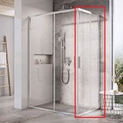 Душові двері Ravak Blix Slim BLSRV2K 90х195 см полірований алюміній/прозоре скло X1XM70C00Z1