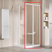 Душевые двери Ravak Supernova SRV2-S 90х195 см профиль белый/стекло Grape 14V701O2ZG