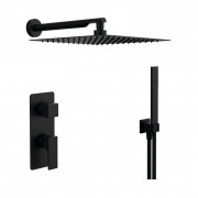 Душова система Mariani Avenue з одноважільний змішувач і верхнім душем чорний матовий 17BAV P2 QX30.14