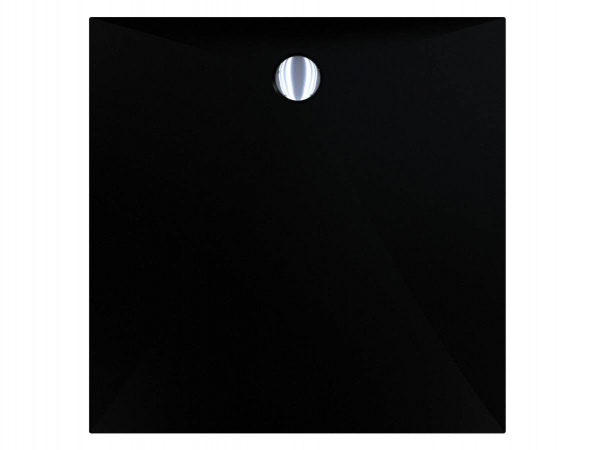 Душевой поддон Miraggio Brugge 900 кварцевый песок Mirastone черный 0000455