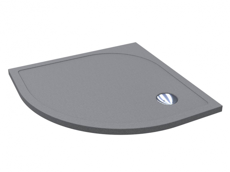 Душевой поддон Miraggio Madrid 800 кварцевый песок Mirastone серый 0000643