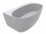 Ванна зі штучного каменю Miraggio Anna 160х85 см Mirasoft Technology білий 0001640