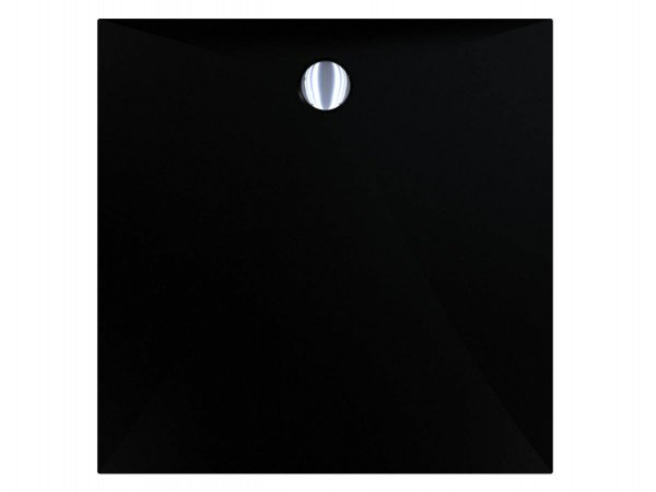Душовий піддон Miraggio Brugge 900 кварцовий пісок Mirastone чорний 0000455