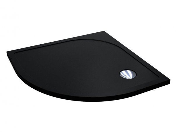 Душовий піддон Miraggio Madrid 800 кварцовий пісок Mirastone чорний 0000953