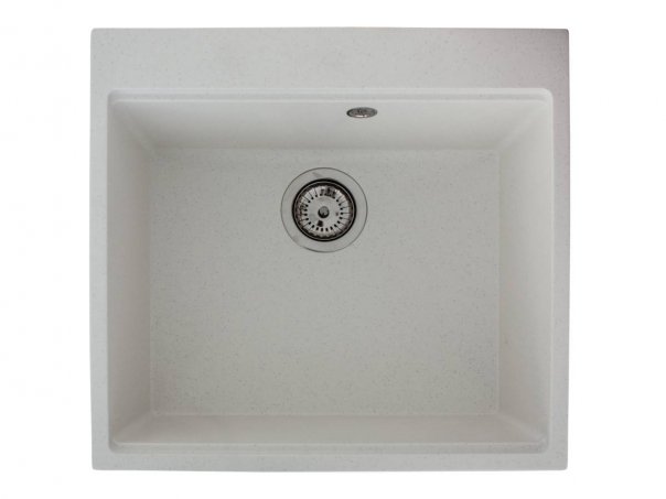 Мийка для кухні Miraggio Lagoon 54,1х51,1 см кварцовий пісок Mirastone жасмин 0001139