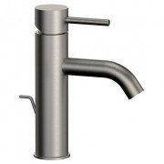 Смеситель для раковины Mariani Next однорычажный с донным клапаном нержавеющая сталь шлифованная 39ANX.67