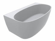 Ванна зі штучного каменю Miraggio Anna 160х85 см Mirasoft Technology білий 0001640