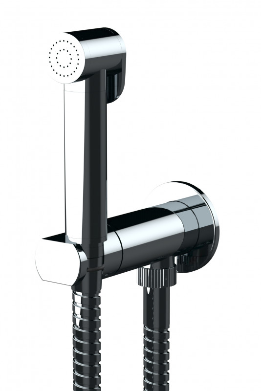 Гігієнічний душ із змішувачем із прогресивним картриджем Mariani Shut-off латунь хром 185MNWP