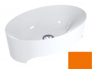 Раковина для ванной Miraggio Evora 50х32 см литой мрамор Miramarble оранжевый 0000300