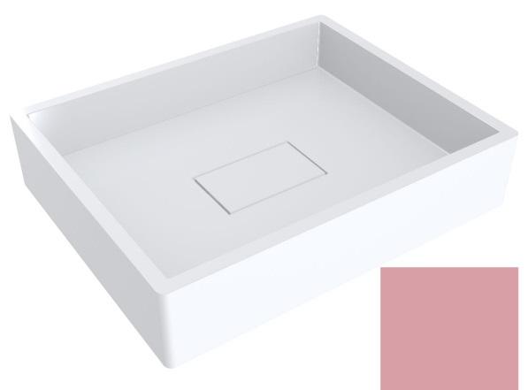 Раковина для ванной Miraggio Capri 49,4х39,5 см литой мрамор Miramarble светло-розовый 0000285