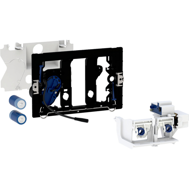 Электронное управление смыва унитаза для внешней кнопки Geberit работа от батареек двойной смыв радиокнопка 115.898.00.6