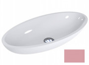 Раковина для ванної Miraggio Nice 59,5х29,7 см литої мармур Miramarble світло-рожевий 0000619