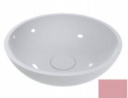 Раковина для ванної Miraggio Palermo Ø49,7 см литий мармур Miramarble світло-рожевий 0000335