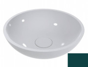 Раковина для ванной Miraggio Palermo Ø49,7 см литой мрамор Miramarble сине-зеленый 0000337