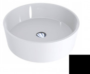 Раковина для ванної Miraggio Sofia Ø47,7 см литий мармур Miramarble чорний матовий 0000345