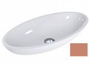 Раковина для ванної Miraggio Nice 59,5 х29, 7 см литий мармур Miramarble бежево-червоний 0001134