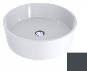 Раковина для ванної Miraggio Sofia Ø47,7 см литий мармур Miramarble графітовий сірий 0000343