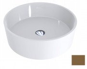 Раковина для ванної Miraggio Sofia Ø47,7 см литий мармур Miramarble перлово-золотий 0000636